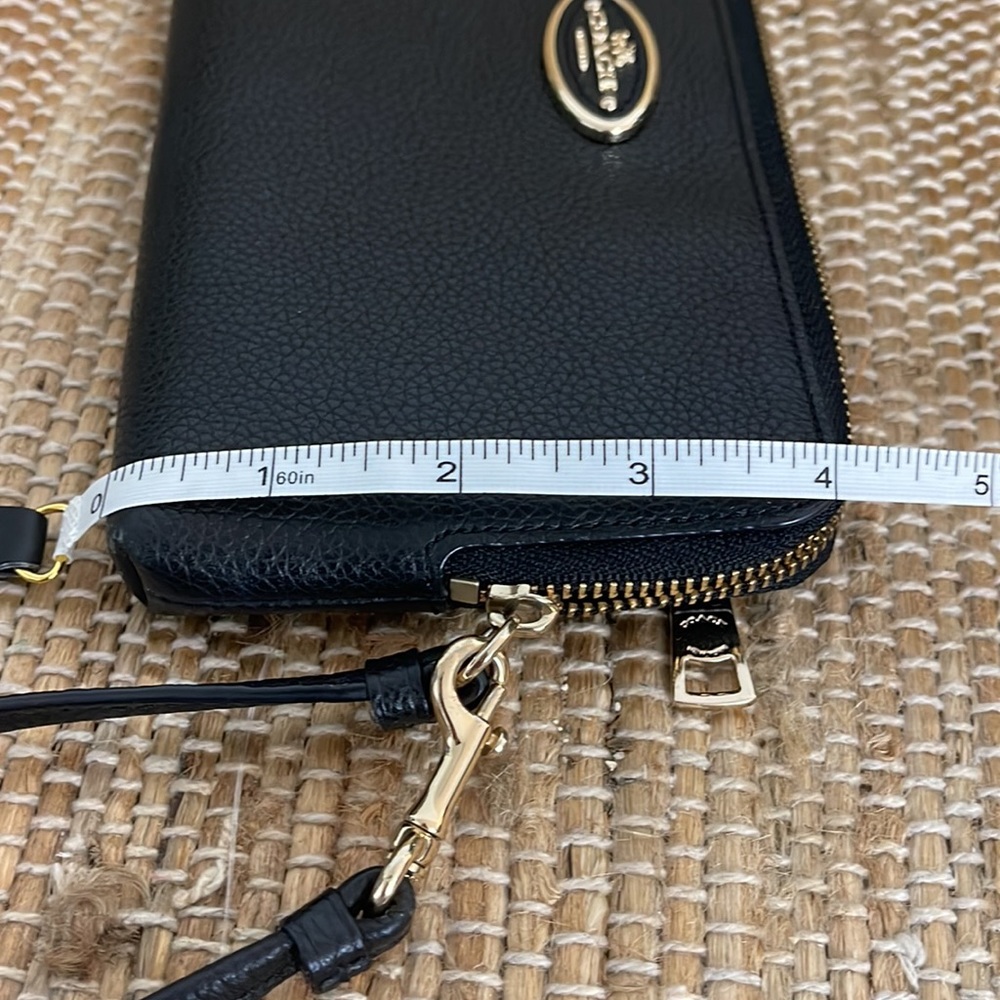 Beautiful Coach black wristlet. - Picture 10 of 10